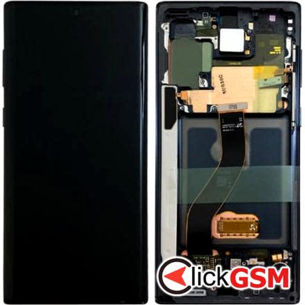 Ecran display Samsung Galaxy Note 10 N970f Aura Black, Second Hand (provine din dezmembrari, urme de folosinta uzuala)