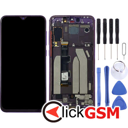 Display cu TouchScreen, Rama Purple Xiaomi Mi 9 SE 25zb