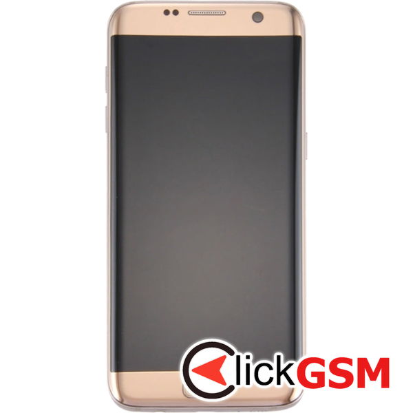 Piesa Display Cu Touchscreen Rama Si Modul Incarcare Gold Samsung Galaxy S7 Edge 4emo