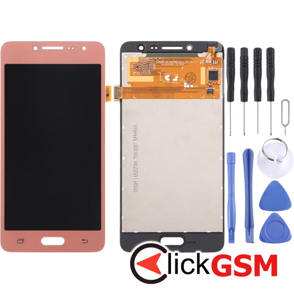 Piesa Display Cu Touchscreen Rose Gold Samsung Galaxy J2 Prime 4eua