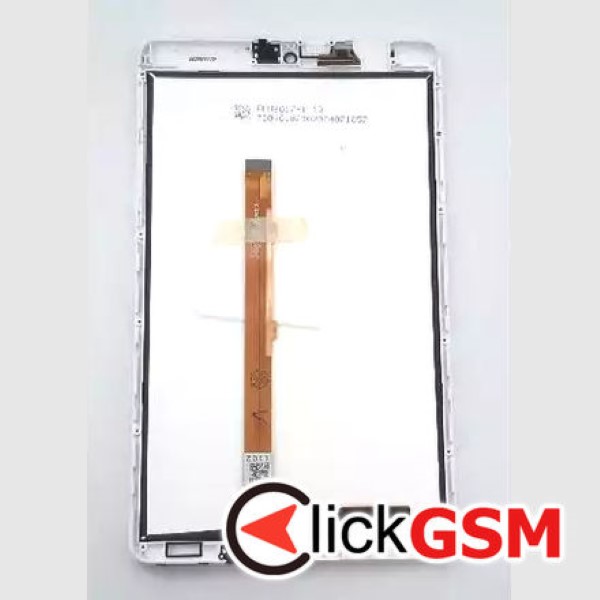 Piesa Display Cu Touchscreen Si Rama Alb Alcatel 3t 10 3dnb