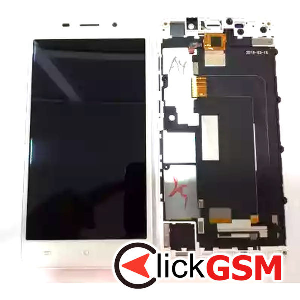 Piesa Piesa Display Cu Touchscreen Si Rama Alb Cubot X9 2oa2