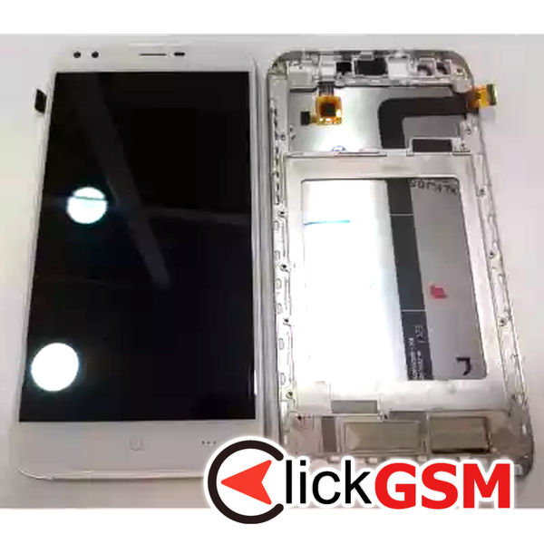 Piesa Display Cu Touchscreen Si Rama Alb Doogee X30 2hy6