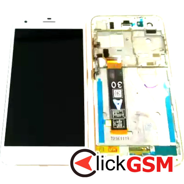 Piesa Display Cu Touchscreen Si Rama Alb Htc Desire 10 Pro 19d1