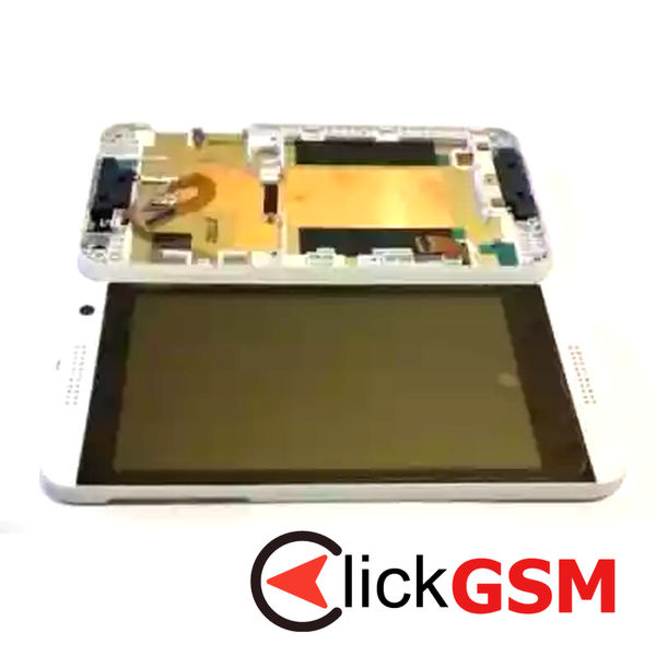 Piesa Display Cu Touchscreen Si Rama Alb Htc Desire 610 19fi