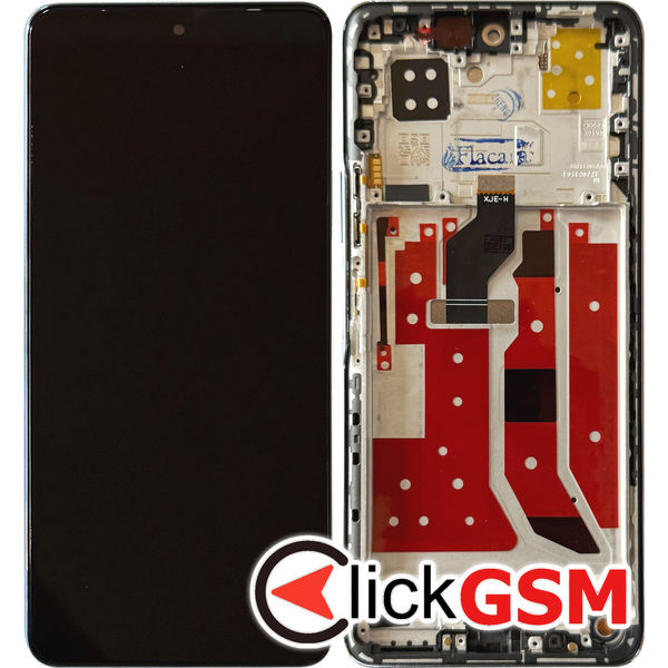 Piesa Display Cu Touchscreen Si Rama Alb Huawei Nova 9 Se 1vve