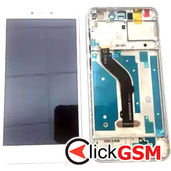 Piesa Piesa Display Cu Touchscreen Si Rama Alb Huawei P8 Lite 2017 2c3