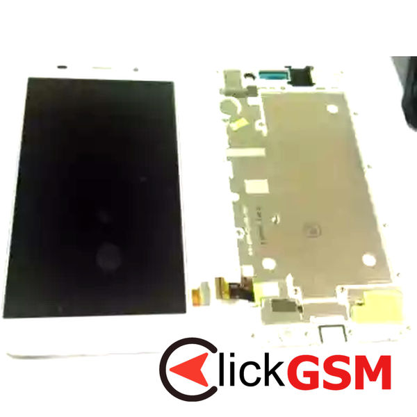 Piesa Piesa Display Cu Touchscreen Si Rama Alb Huawei Y6 2017 3150