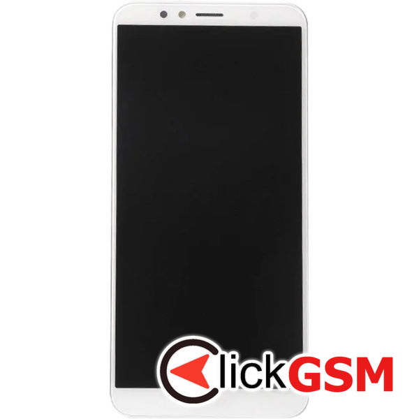 Piesa Display Cu Touchscreen Si Rama Alb Huawei Y6 4scc