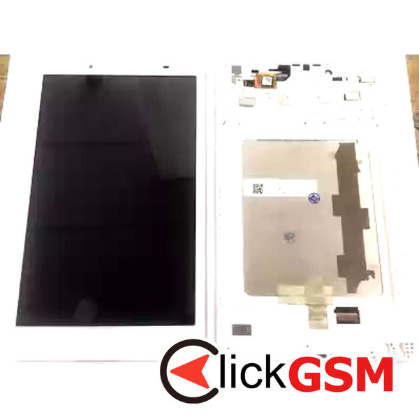 Piesa Piesa Display Cu Touchscreen Si Rama Alb Lenovo Ideatab A8 50 2k6t