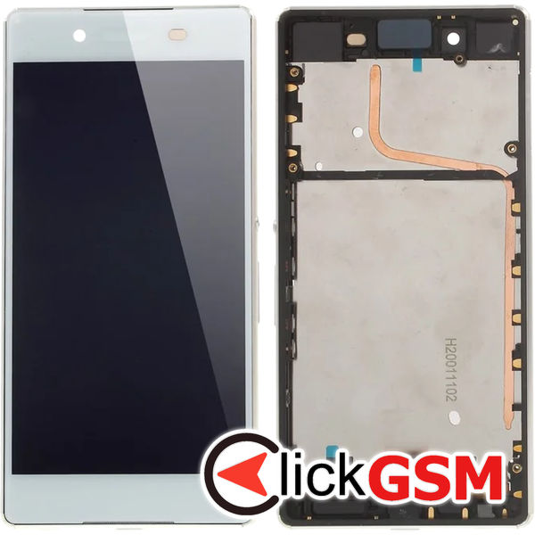 Piesa Display Cu Touchscreen Si Rama Alb Sony Xperia Z3.plus 4v8h