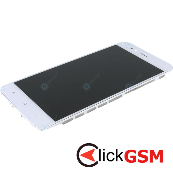 Piesa Display Cu Touchscreen Si Rama Alb Xiaomi Mi A1 3k5a