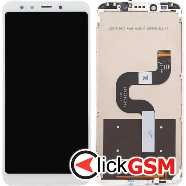 Piesa Display Cu Touchscreen Si Rama Alb Xiaomi Mi A2 4wgy