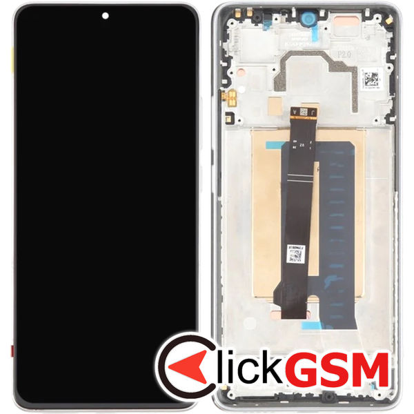 Piesa Piesa Display Cu Touchscreen Si Rama Alb Xiaomi Redmi K70e 5g 4x6f