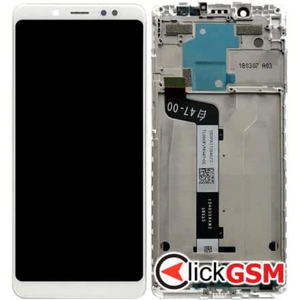 Piesa Display Cu Touchscreen Si Rama Alb Xiaomi Redmi Note 5 Pro 1g1i