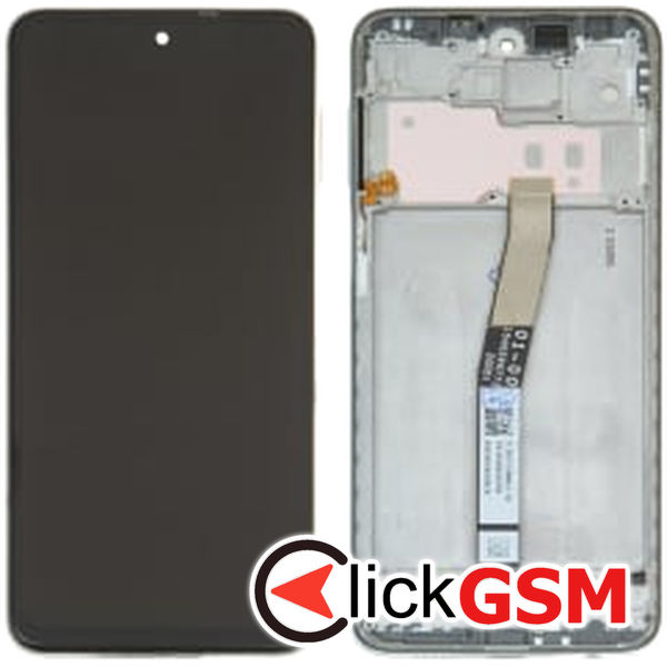 Piesa Piesa Display Cu Touchscreen Si Rama Alb Xiaomi Redmi Note 9 Pro 47e5