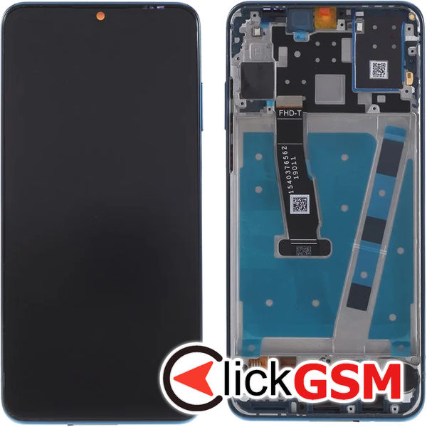 Piesa Piesa Display Cu Touchscreen Si Rama Albastru Huawei P30 Lite 4no4