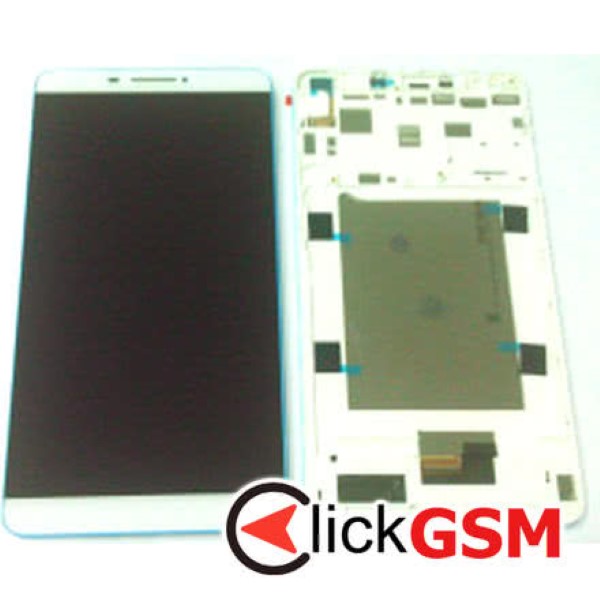 Piesa Display Cu Touchscreen Si Rama Albastru Lenovo Phab 2pbr