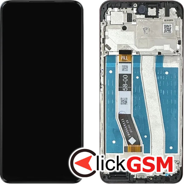 Piesa Display Cu Touchscreen Si Rama Albastru Motorola Moto G14 4t2l