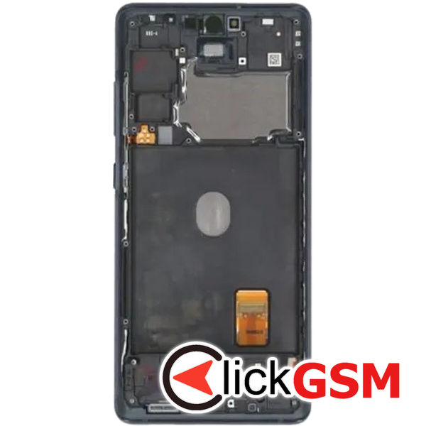 Piesa Display Cu Touchscreen Si Rama Albastru Samsung Galaxy S20 Fe 2z2x