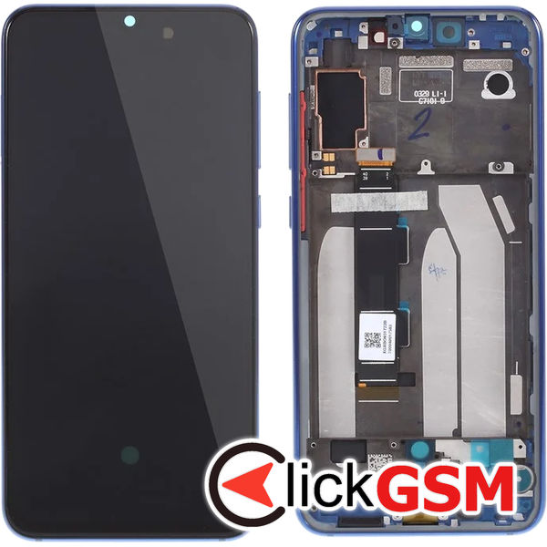 Piesa Display Cu Touchscreen Si Rama Albastru Xiaomi Mi 9 Se 4wf9