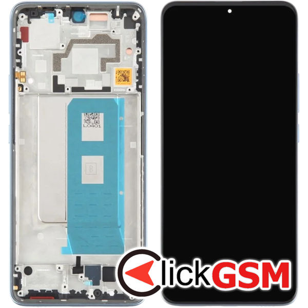 Piesa Display Cu Touchscreen Si Rama Albastru Xiaomi Redmi K60 5g 4x5p