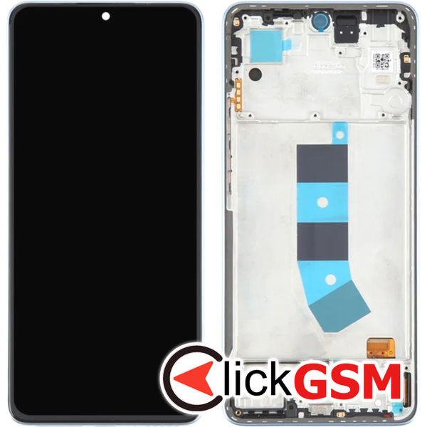 Piesa Piesa Display Cu Touchscreen Si Rama Albastru Xiaomi Redmi Note 13 4xdx