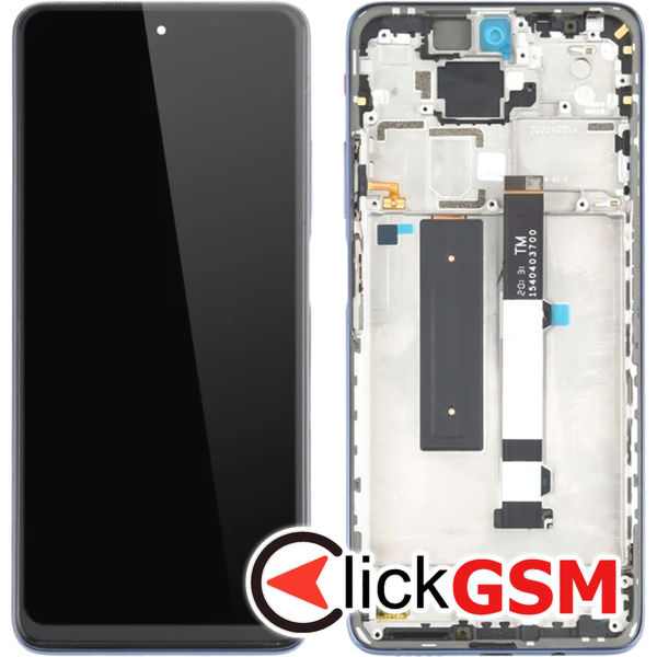 Piesa Piesa Display Cu Touchscreen Si Rama Albastru Xiaomi Redmi Note 9 Pro 4xlp