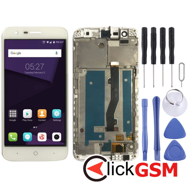 Piesa Display Cu Touchscreen Si Rama Ald Zte Blade V8 Lite 1y8o