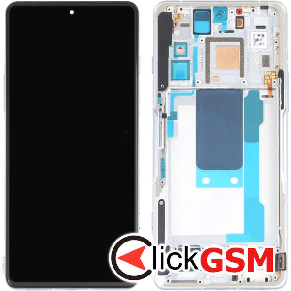 Piesa Display Cu Touchscreen Si Rama Argintiu Xiaomi Poco F3 Gt 4xsf