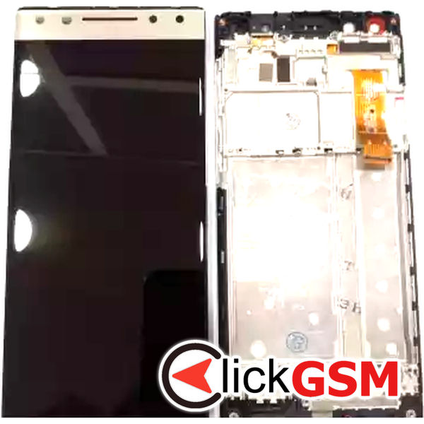 Piesa Piesa Display Cu Touchscreen Si Rama Auriu Alcatel 5 2r8p