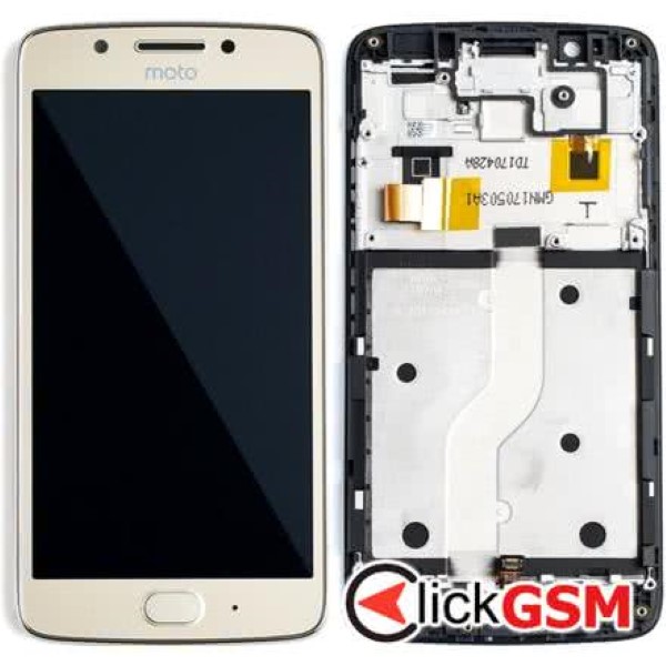 Piesa Display Cu Touchscreen Si Rama Auriu Motorola Moto G5s 1ijt