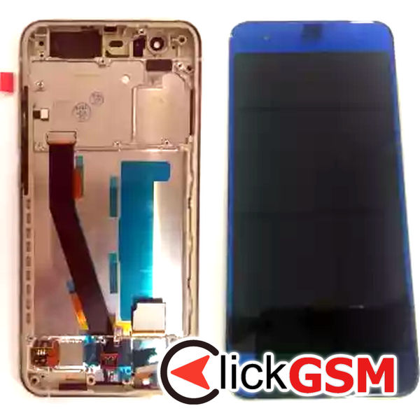 Piesa Display Cu Touchscreen Si Rama Auriu Xiaomi Mi 6 38a9