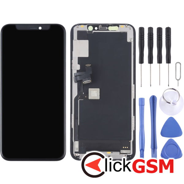 Piesa Display Cu Touchscreen Si Rama Black Apple Iphone 11 Pro 4gy6