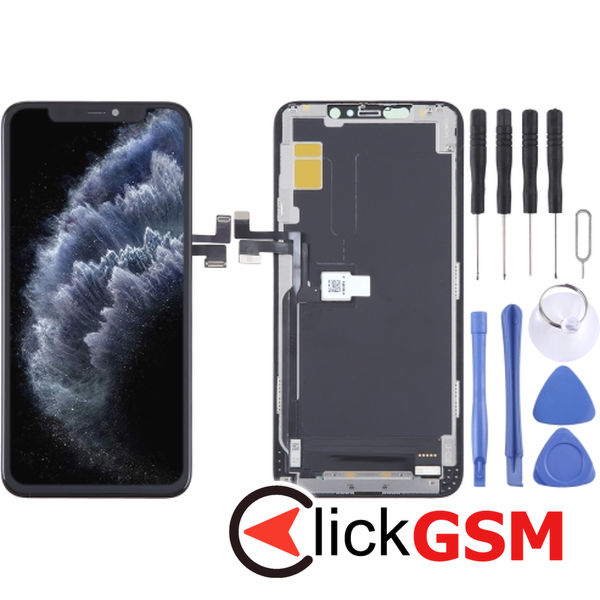 Piesa Display Cu Touchscreen Si Rama Black Apple Iphone 11 Pro Max 4f6t