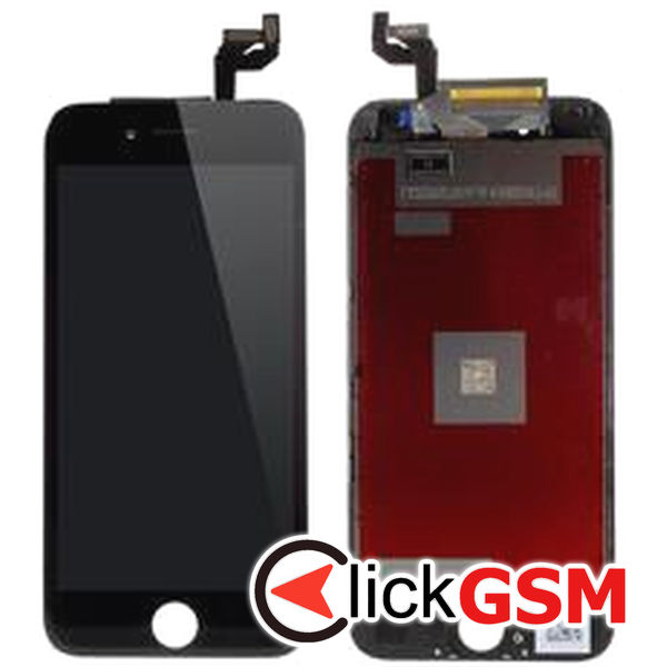 Piesa Display Cu Touchscreen Si Rama Black Apple Iphone 6s 405y