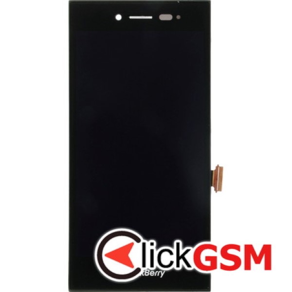 Piesa Display Cu Touchscreen Si Rama Black Blackberry Leap L96