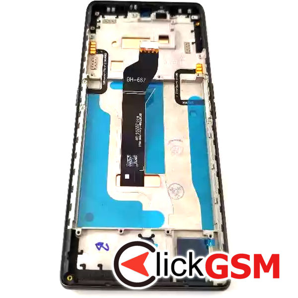 Piesa Display Cu Touchscreen Si Rama Black Cubot X90 448l