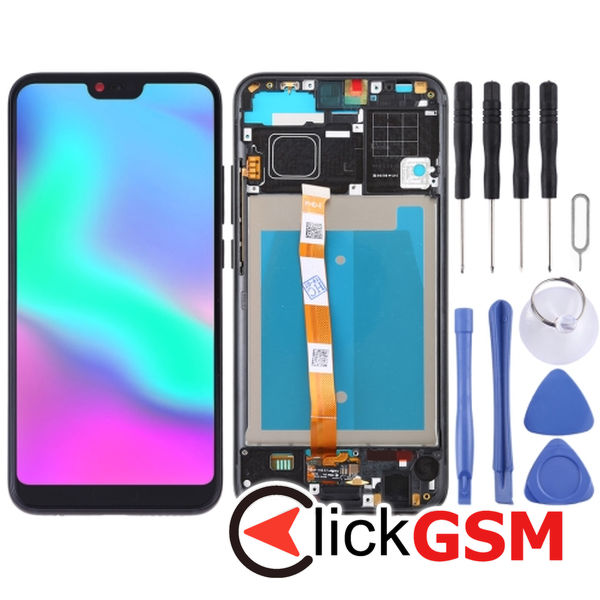 Piesa Piesa Display Cu Touchscreen Si Rama Black Honor 10 4n8b