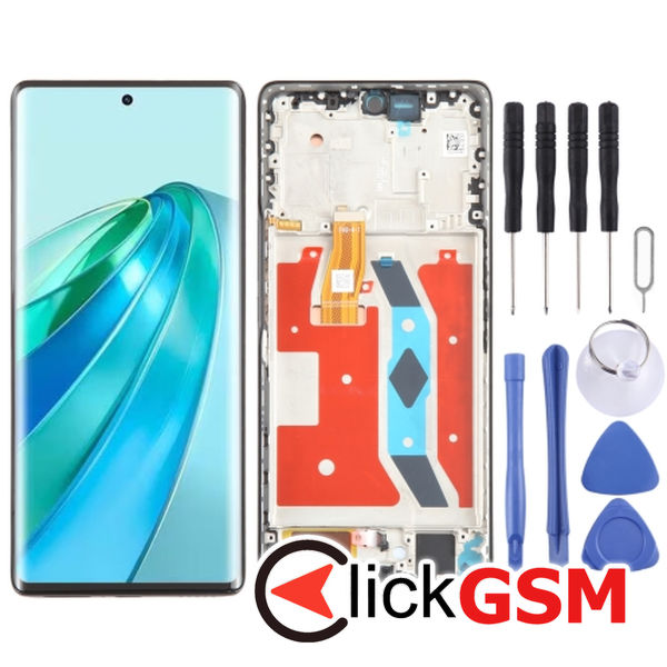 Piesa Display Cu Touchscreen Si Rama Black Honor X9a 5g 2zn6