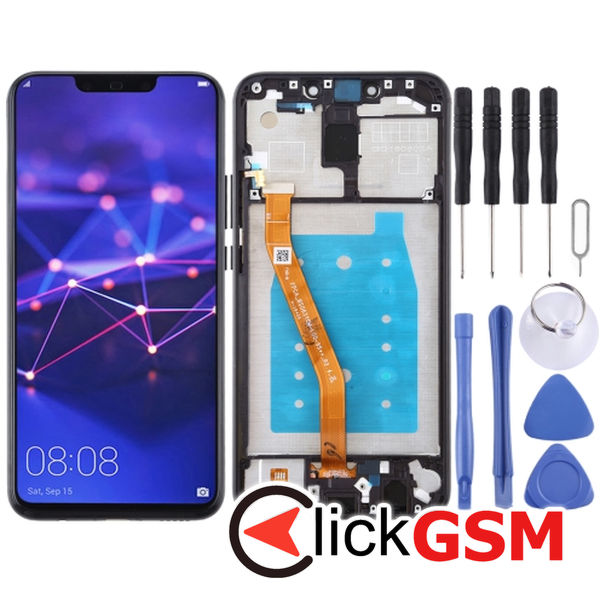 Piesa Piesa Display Cu Touchscreen Si Rama Black Huawei Mate 20 Lite 2f6u