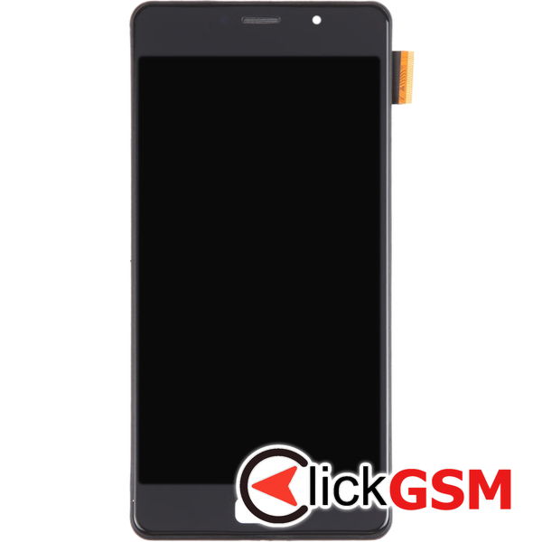 Piesa Piesa Display Cu Touchscreen Si Rama Black Lenovo Vibe P2 240l