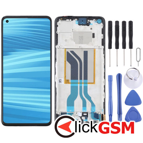 Piesa Display Cu Touchscreen Si Rama Black Realme Gt2 49d9