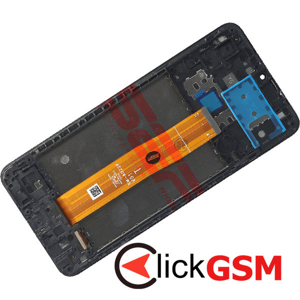 Piesa Piesa Display Cu Touchscreen Si Rama Black Samsung Galaxy A02 4la3