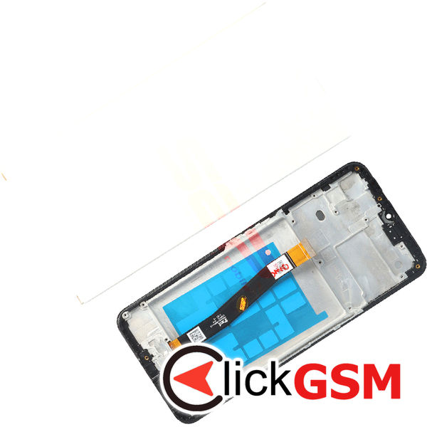 Piesa Display Cu Touchscreen Si Rama Black Samsung Galaxy A22 5g 4kac