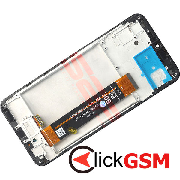 Piesa Display Cu Touchscreen Si Rama Black Samsung Galaxy A23 5g 4kob