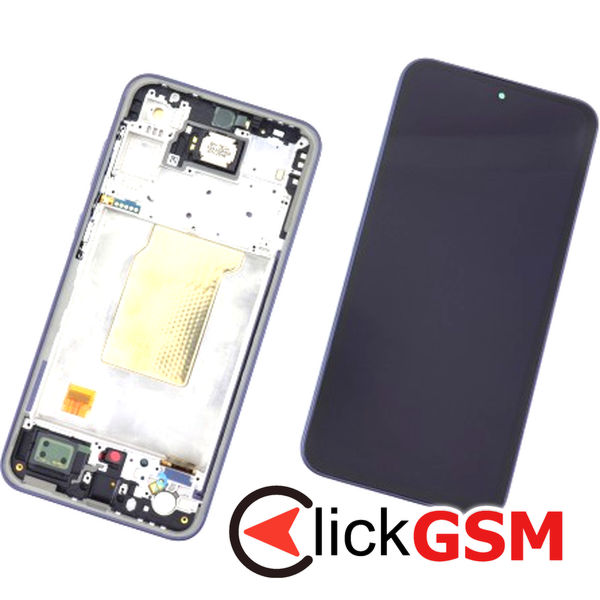 Piesa Display Cu Touchscreen Si Rama Black Samsung Galaxy A33 5g 4m6s