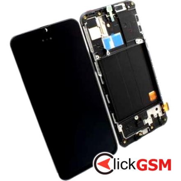 Piesa Display Cu Touchscreen Si Rama Black Samsung Galaxy A40 42xh