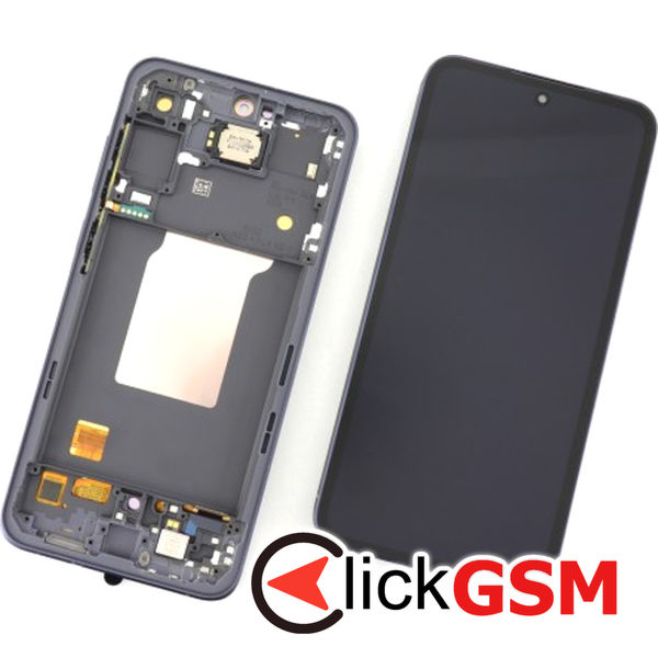 Piesa Display Cu Touchscreen Si Rama Black Samsung Galaxy A55 4m6y