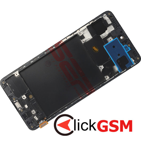 Piesa Display Cu Touchscreen Si Rama Black Samsung Galaxy A71 4ib3